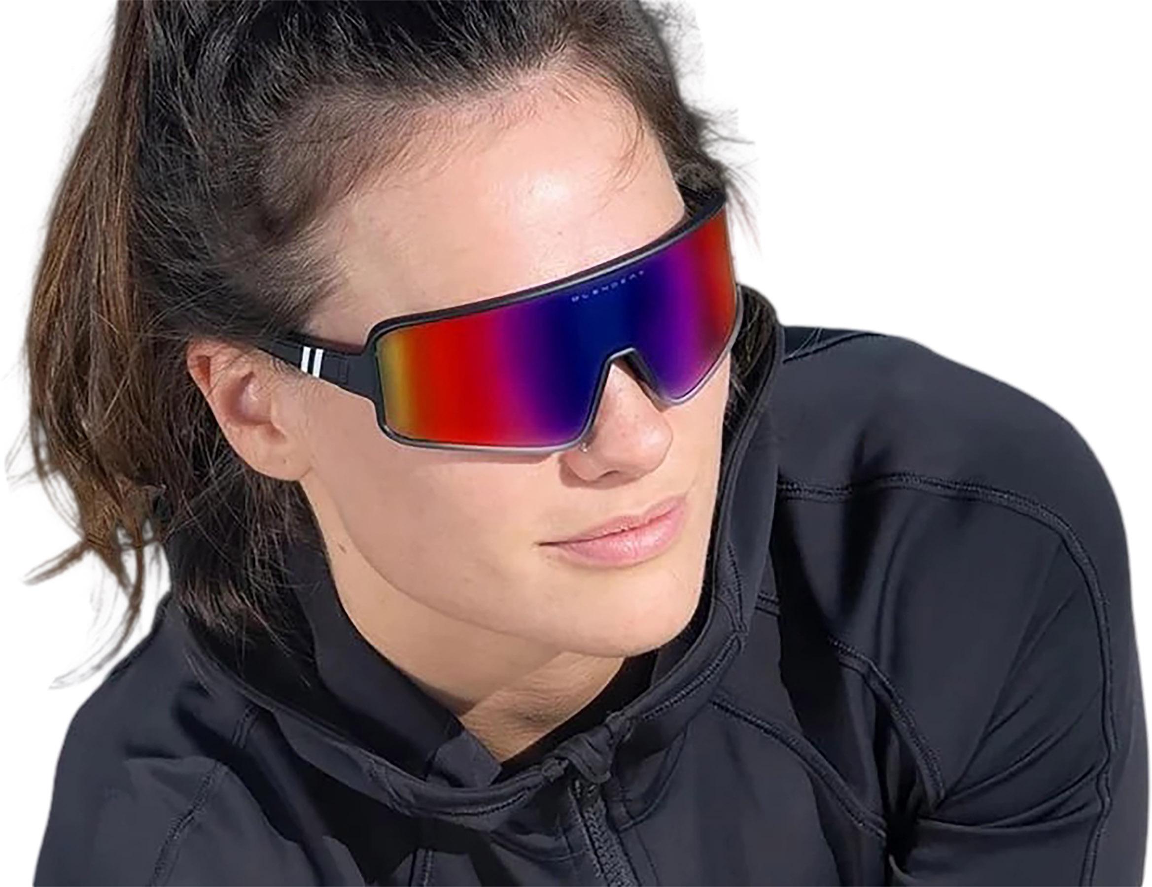 Product gallery image number 7 for product Lunettes de soleil Eclipse Phantom Boss - Black - Verres polarisées Blue Rainbow - Unisexe