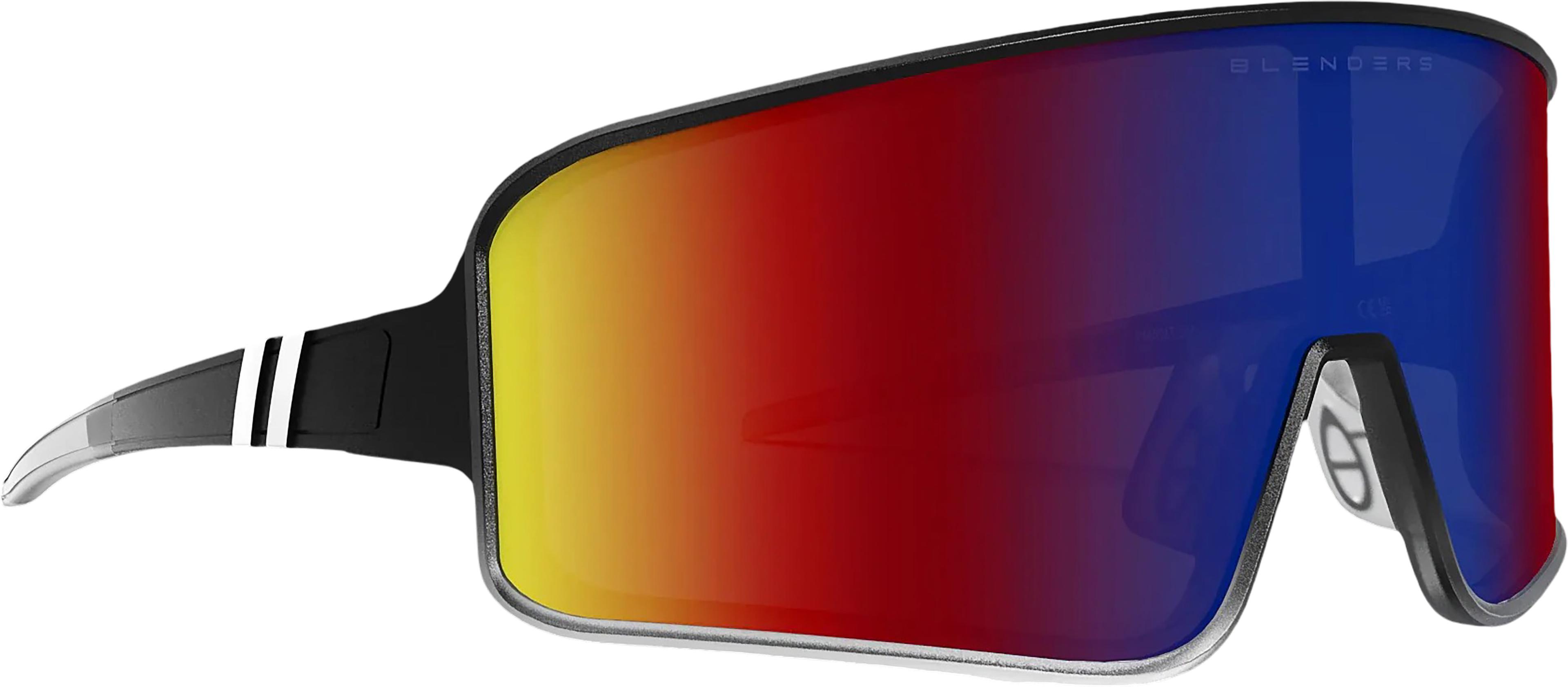Product image for Lunettes de soleil Eclipse Phantom Boss - Black - Verres polarisées Blue Rainbow - Unisexe