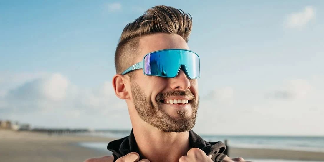 Product gallery image number 3 for product Eclipse Rainwalker Sunglasses - Blue - Blue Polarized Lens - Unisex