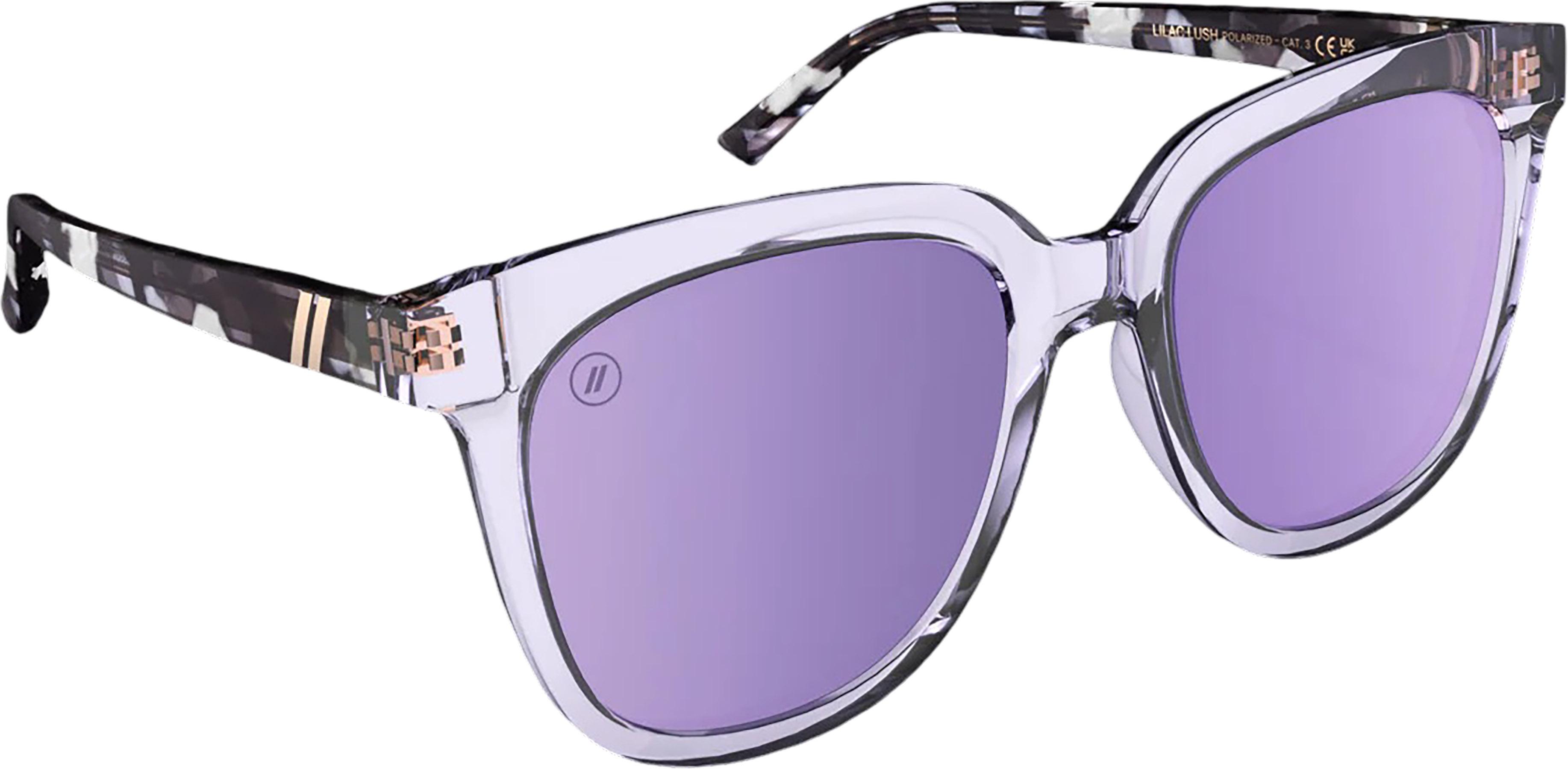 Product gallery image number 5 for product Lunettes de soleil Grove - Gloss Crystal Lavender - Verres Polarized Lavender Mirror - Femme
