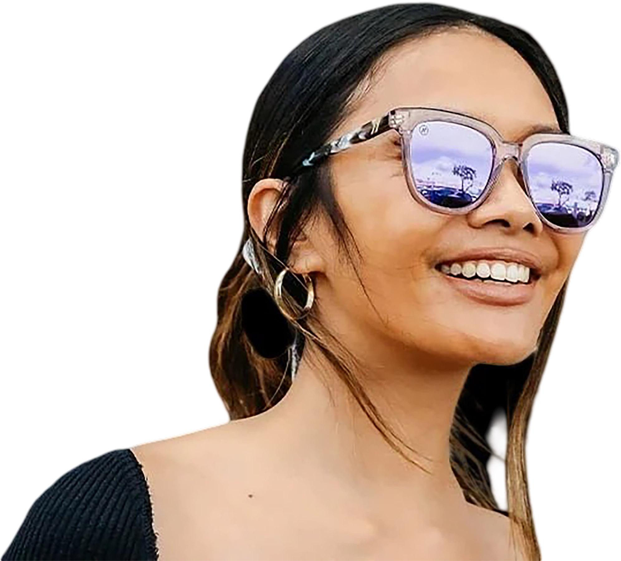 Product gallery image number 6 for product Lunettes de soleil Grove - Gloss Crystal Lavender - Verres Polarized Lavender Mirror - Femme