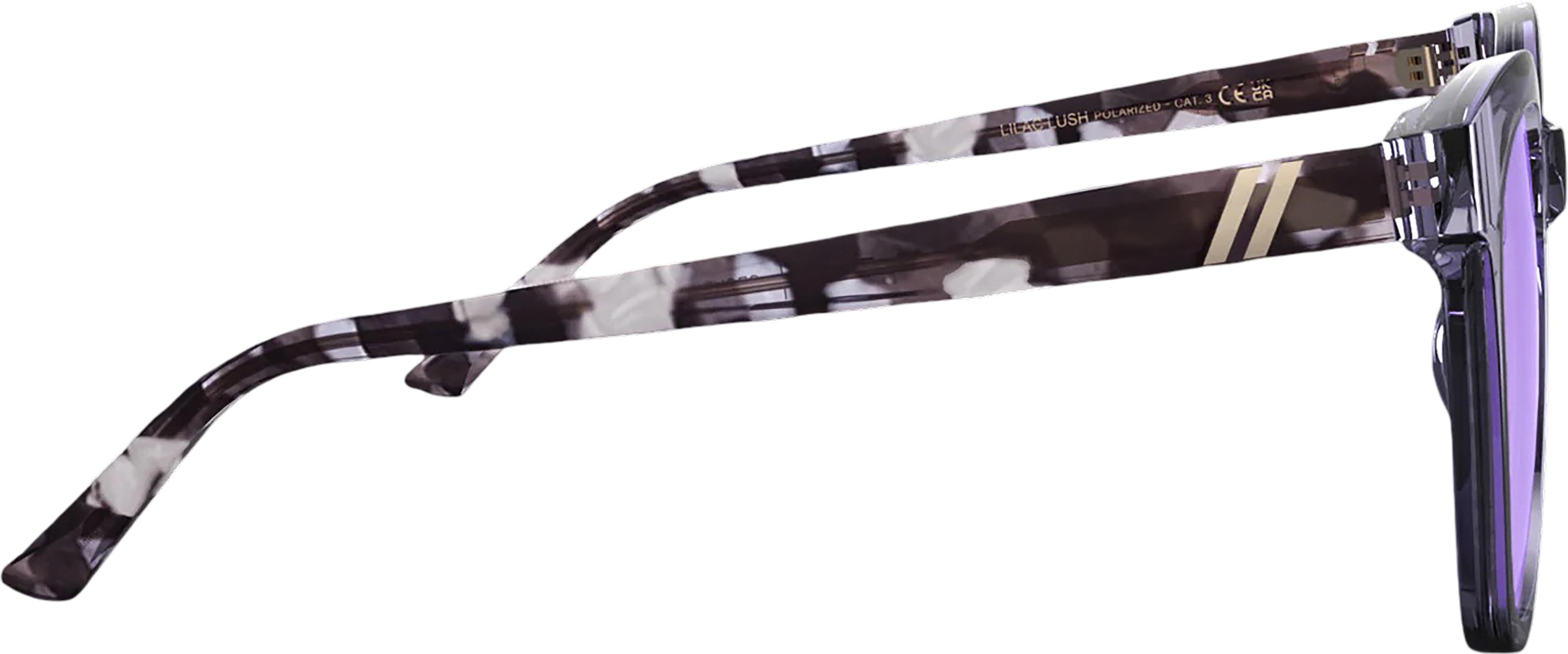 Product gallery image number 7 for product Lunettes de soleil Grove - Gloss Crystal Lavender - Verres Polarized Lavender Mirror - Femme
