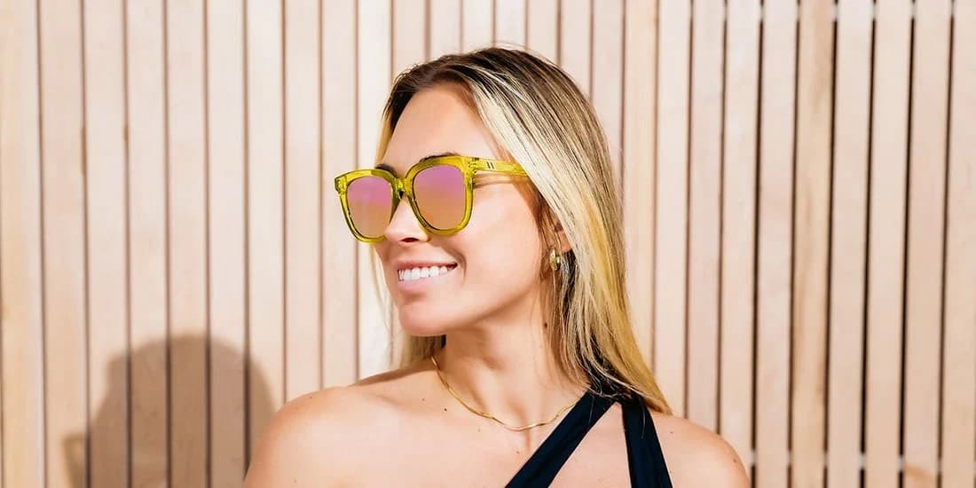 Product gallery image number 2 for product Grove Spark Lime Sunglasses - Women's