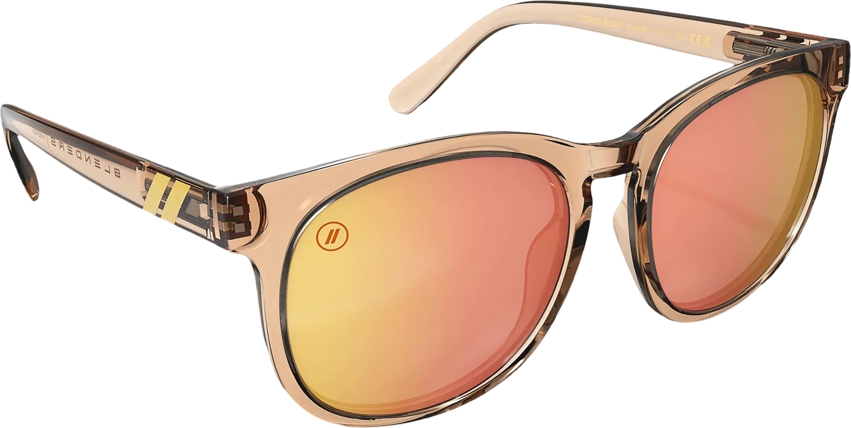 Product gallery image number 4 for product Lunettes de soleil H Series - Gloss Crystal Tan - Verres Polarized Champagne Mirror - Femme