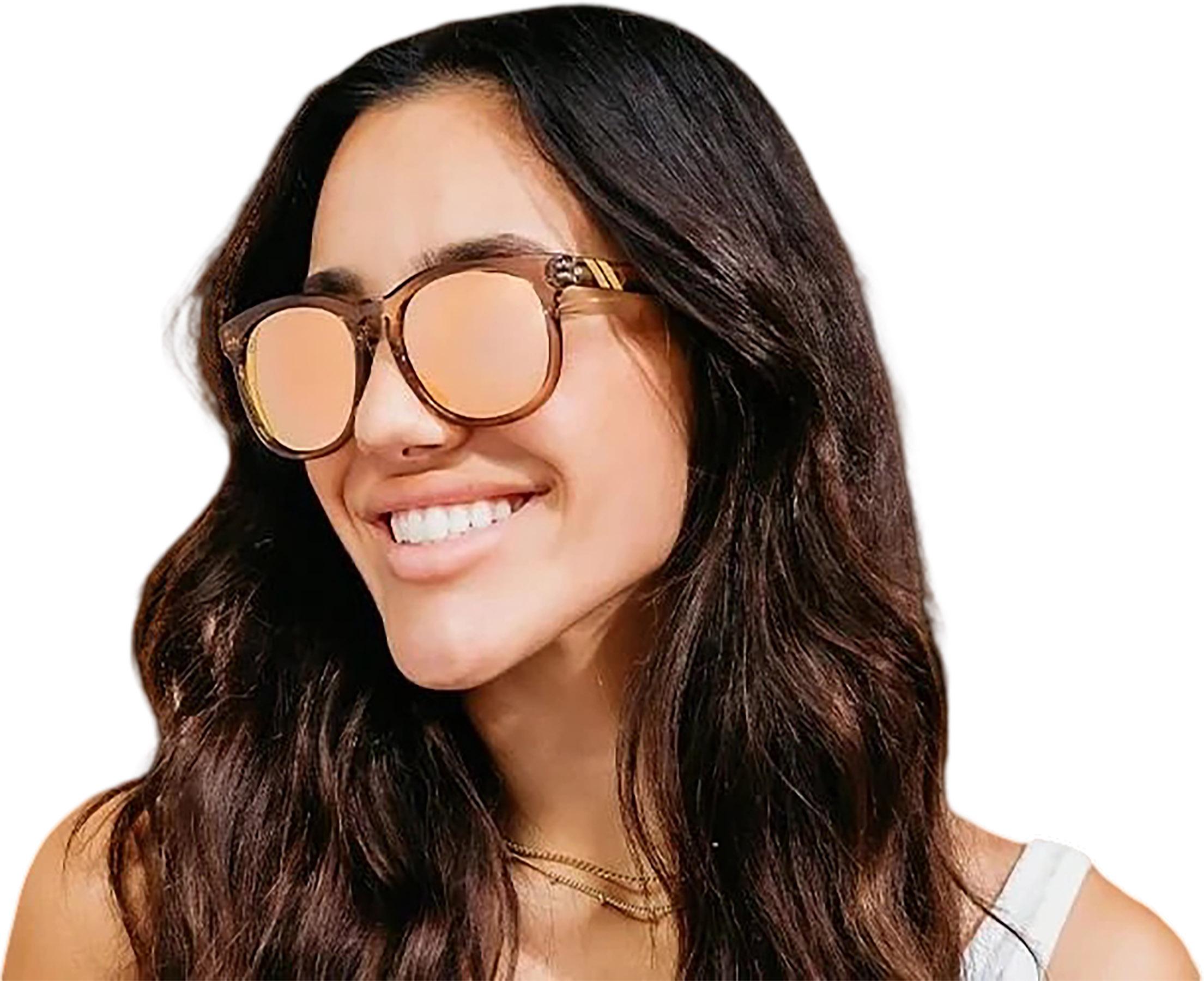 Product gallery image number 6 for product Lunettes de soleil H Series - Gloss Crystal Tan - Verres Polarized Champagne Mirror - Femme
