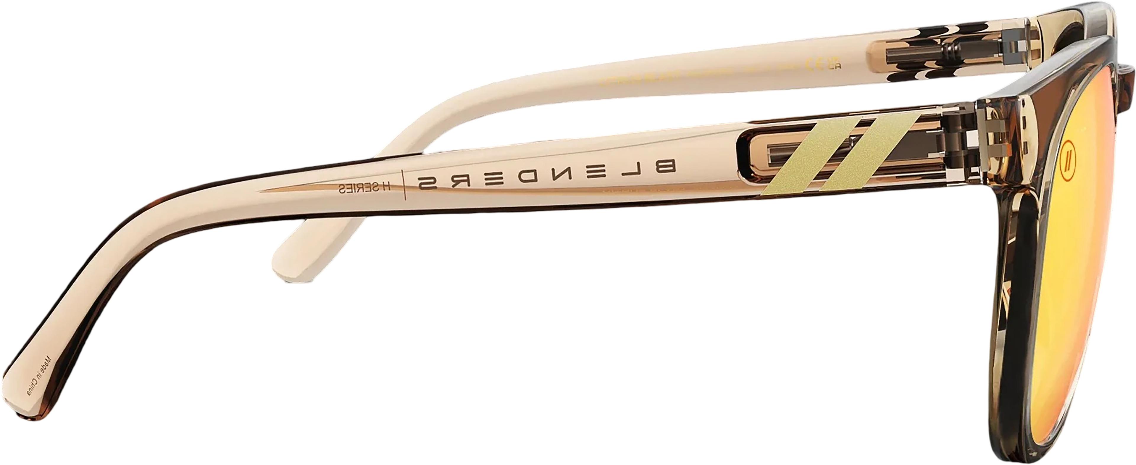Product gallery image number 7 for product Lunettes de soleil H Series - Gloss Crystal Tan - Verres Polarized Champagne Mirror - Femme