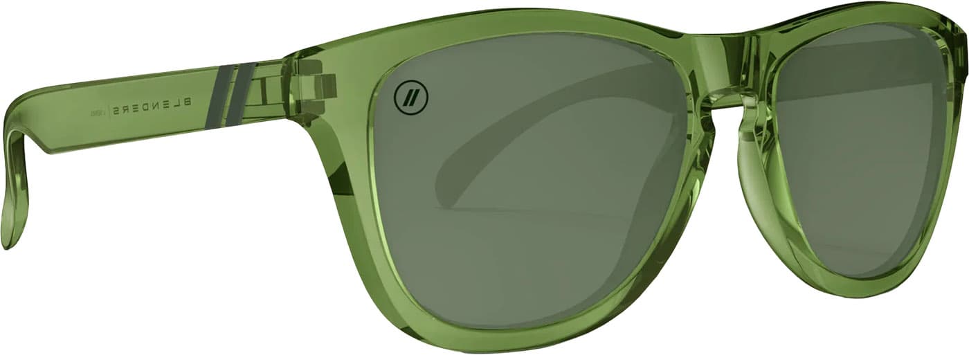 Product gallery image number 5 for product L Series Pine Sunglasses - Gloss Crystal Green - G15 Polarized Lens - Unisex