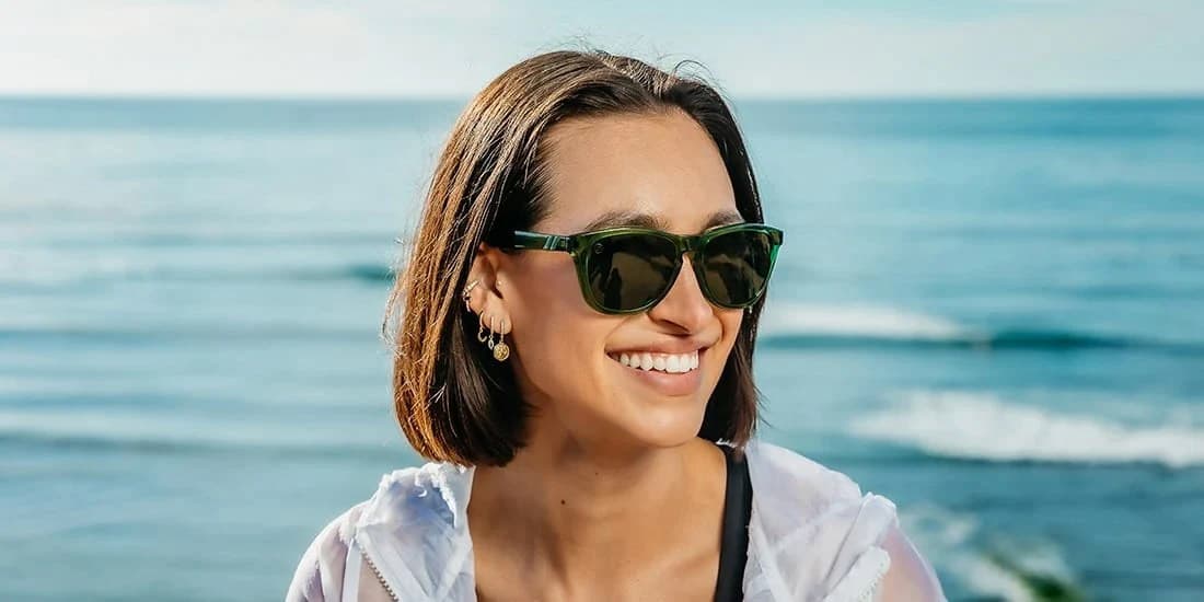 Product gallery image number 2 for product L Series Pine Sunglasses - Gloss Crystal Green - G15 Polarized Lens - Unisex