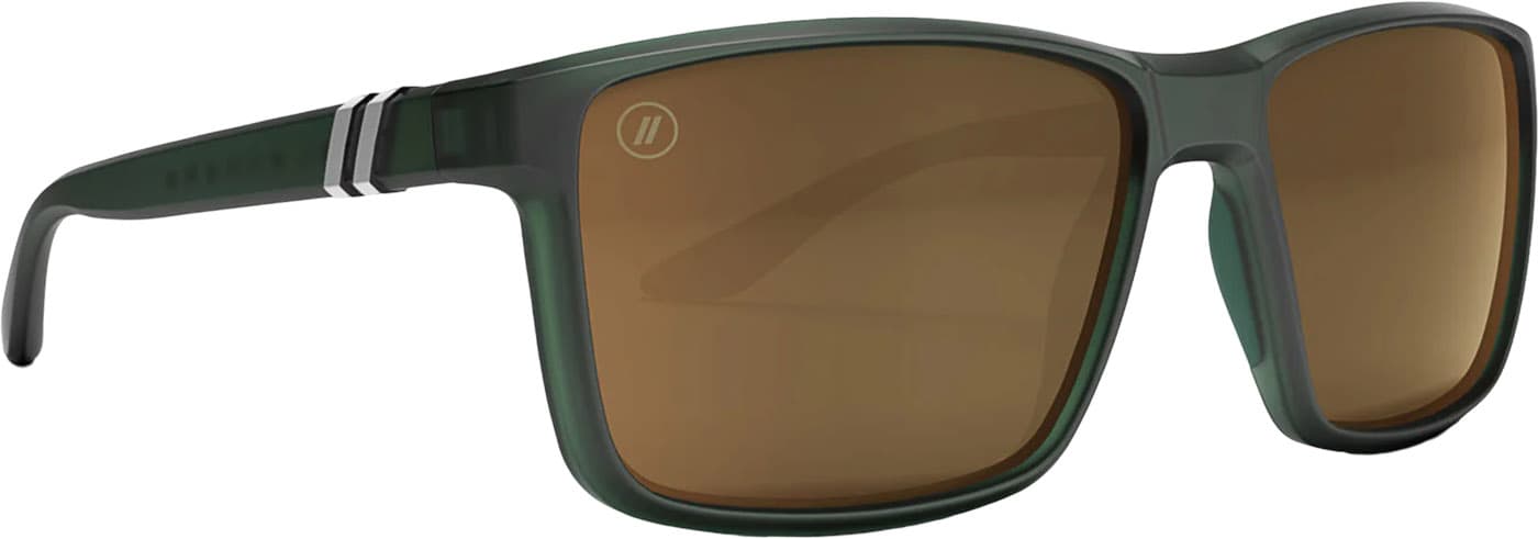 Product gallery image number 7 for product Mesa Pine Sunglasses - Matte Green - Amber Polarized Lens - Unisex