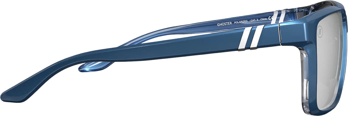Product gallery image number 7 for product Mesa Ghoster Sunglasses - Blue - Platinum Polarized Lens - Unisex
