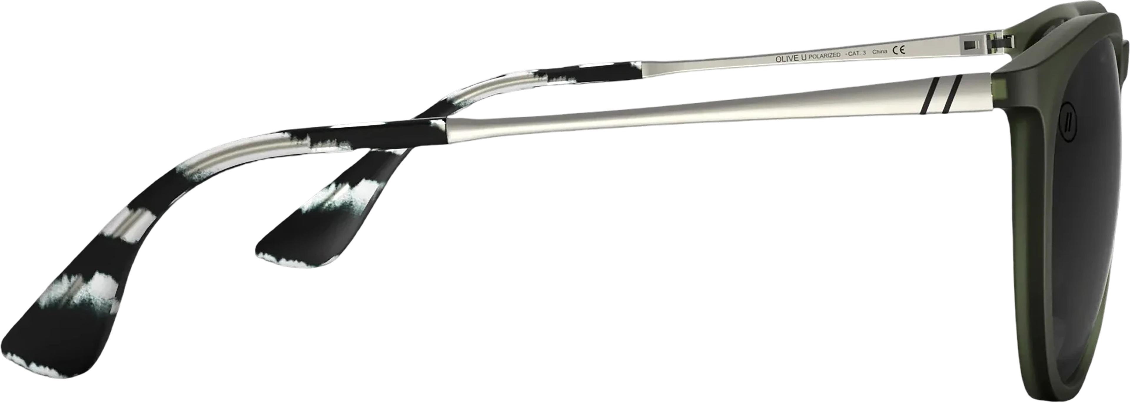 Product gallery image number 7 for product Lunettes de soleil North Park Olive U - Olive - Verres polarisées Grey - Unisexe