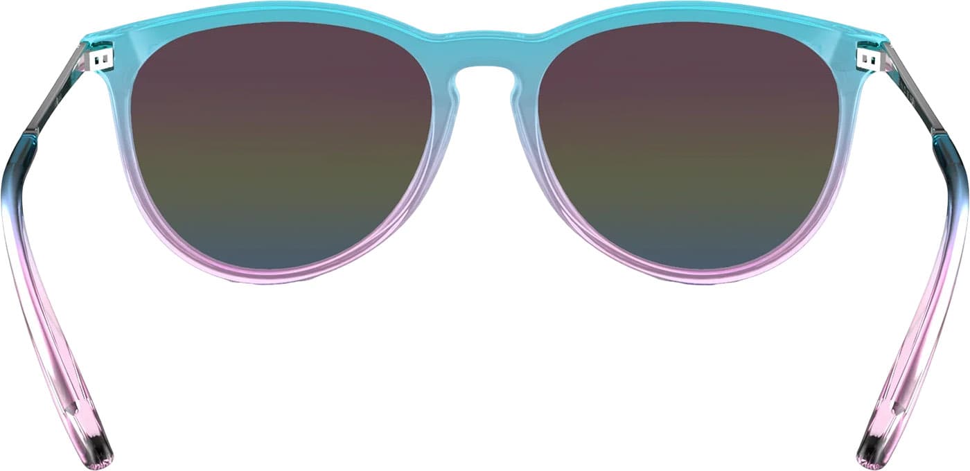 Product gallery image number 8 for product North Park X2 Nora Rad Sunglasses - Clear - Blue Rainbow Polarized Lens - Unisex