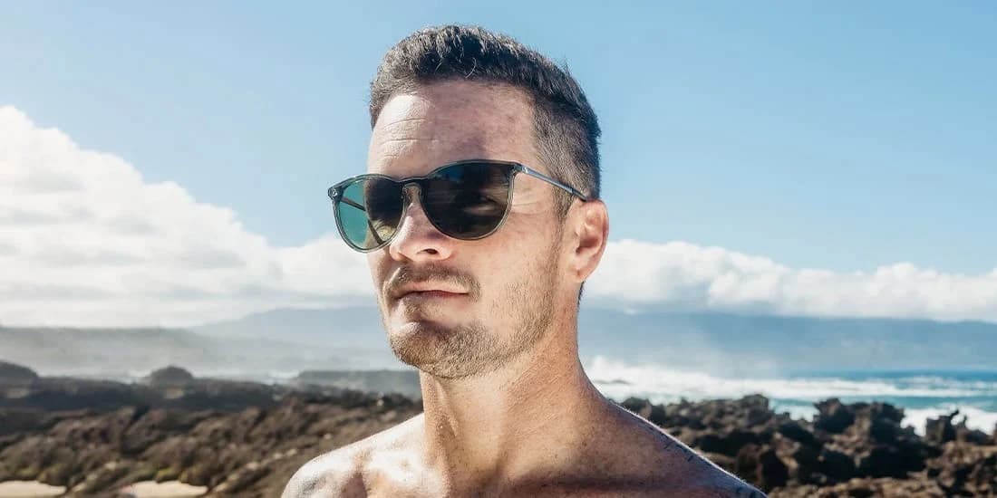 Product gallery image number 3 for product North Park X2 Sage Oro Sunglasses - Gloss Crystal Sage - Sage Polarized Lens - Unisex