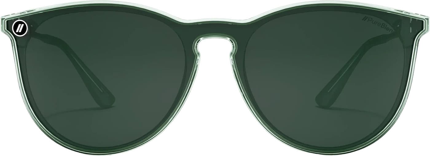 Product image for North Park X2 Sage Oro Sunglasses - Gloss Crystal Sage - Sage Polarized Lens - Unisex
