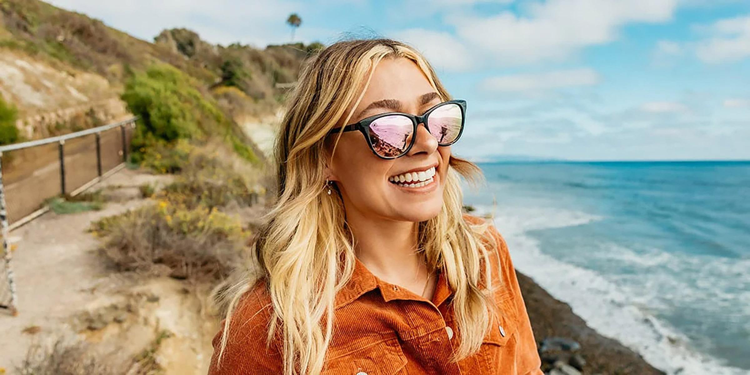Numéro de l'image de la galerie de produits 7 pour le produit Lunettes de soleil Palmy Sweet Tonic - Black - Verres Pink Polarized - Femme