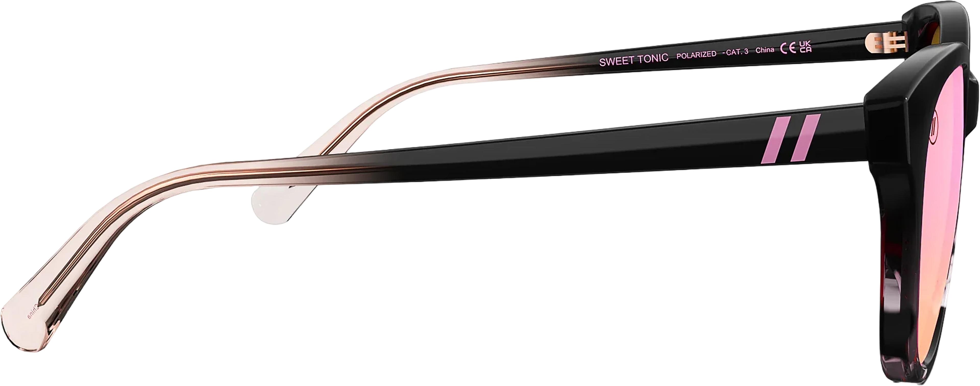 Numéro de l'image de la galerie de produits 6 pour le produit Lunettes de soleil Palmy Sweet Tonic - Black - Verres Pink Polarized - Femme