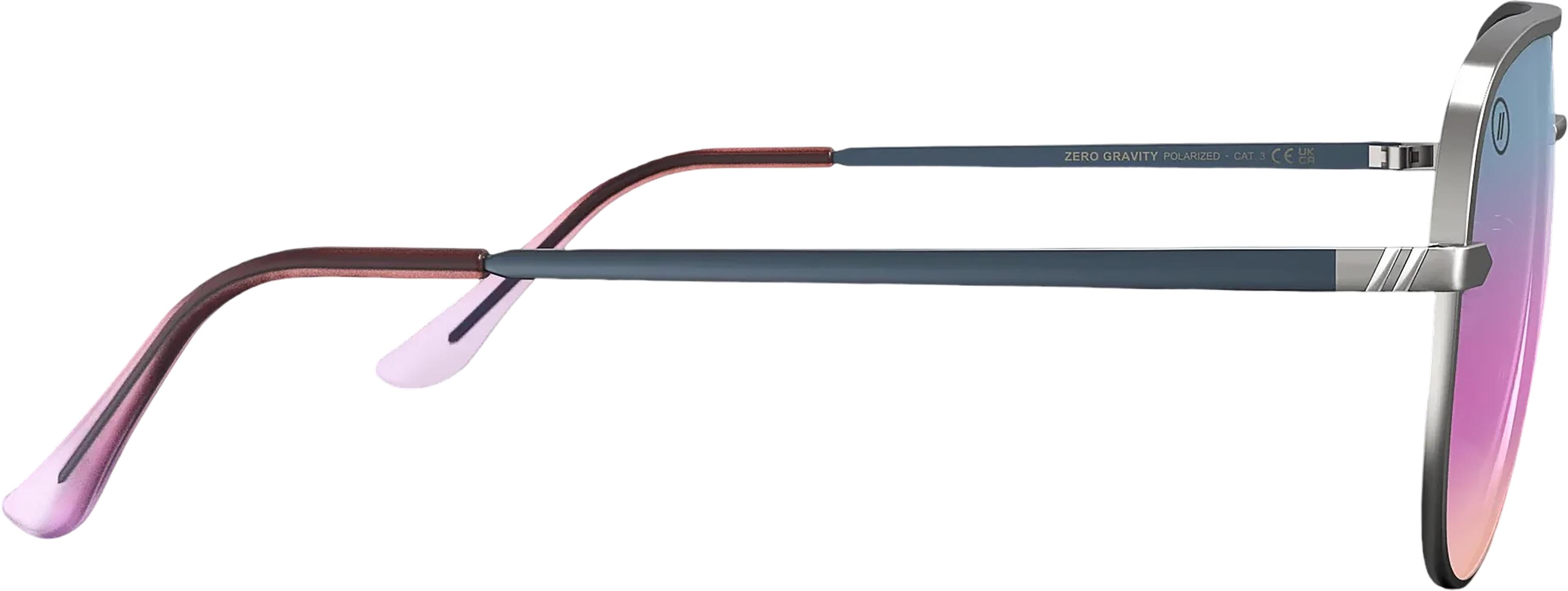 Product gallery image number 7 for product Lunettes de soleil Shadow Zero Gravity - Silver - Verres polarisées Rainbow Lavender - Unisexe