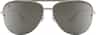 Colour: Matte Silver - Matte Silver - Silver Mirror Polarized