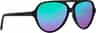 Colour: Magic Roy Gradient - Black - Blue Rainbow Polarized