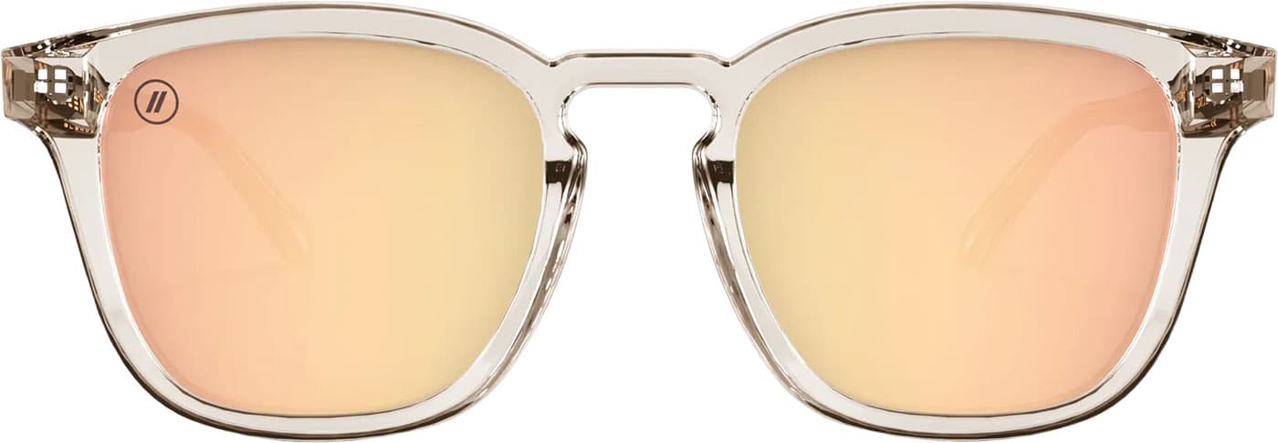 Product image for Sydney Sweet Diva Sunglasses - Clear - Pink Polarized Lens - Unisex