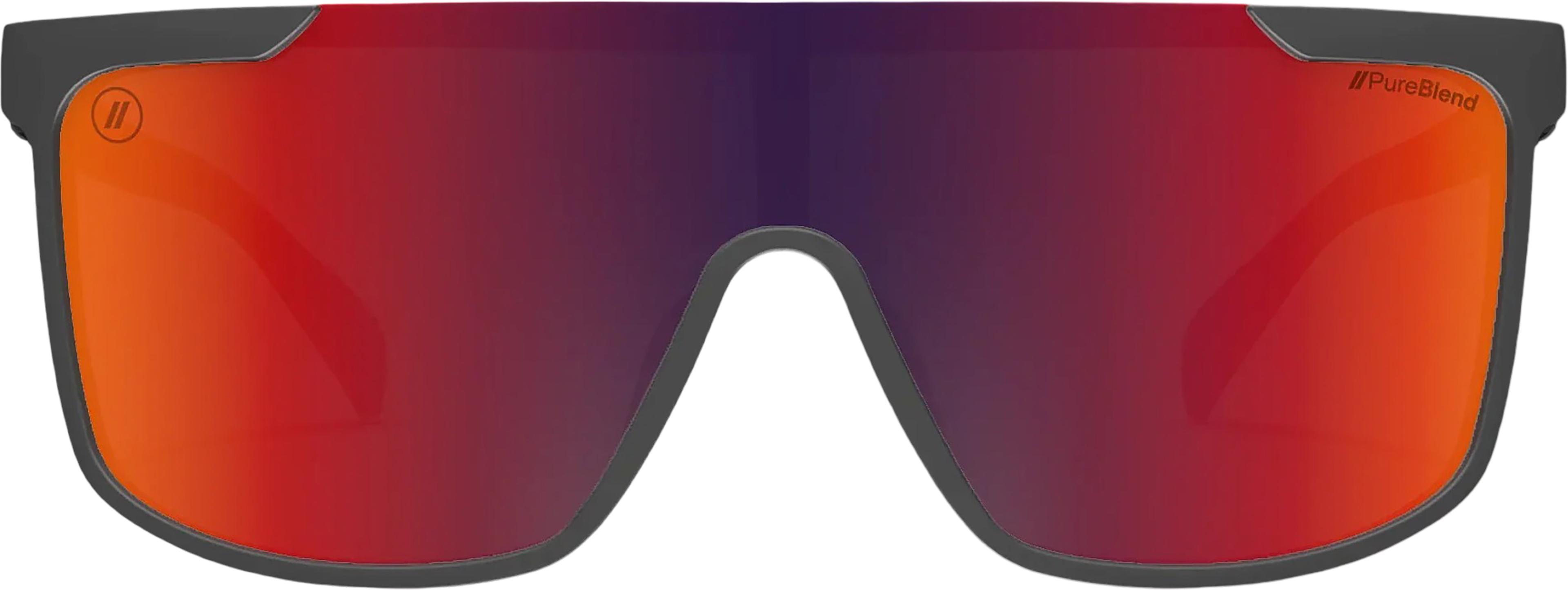 Product gallery image number 4 for product Lunettes de soleil Active Scifi Heat Striker - Gloss Grey - Verres polarisées Crimson - Unisexe