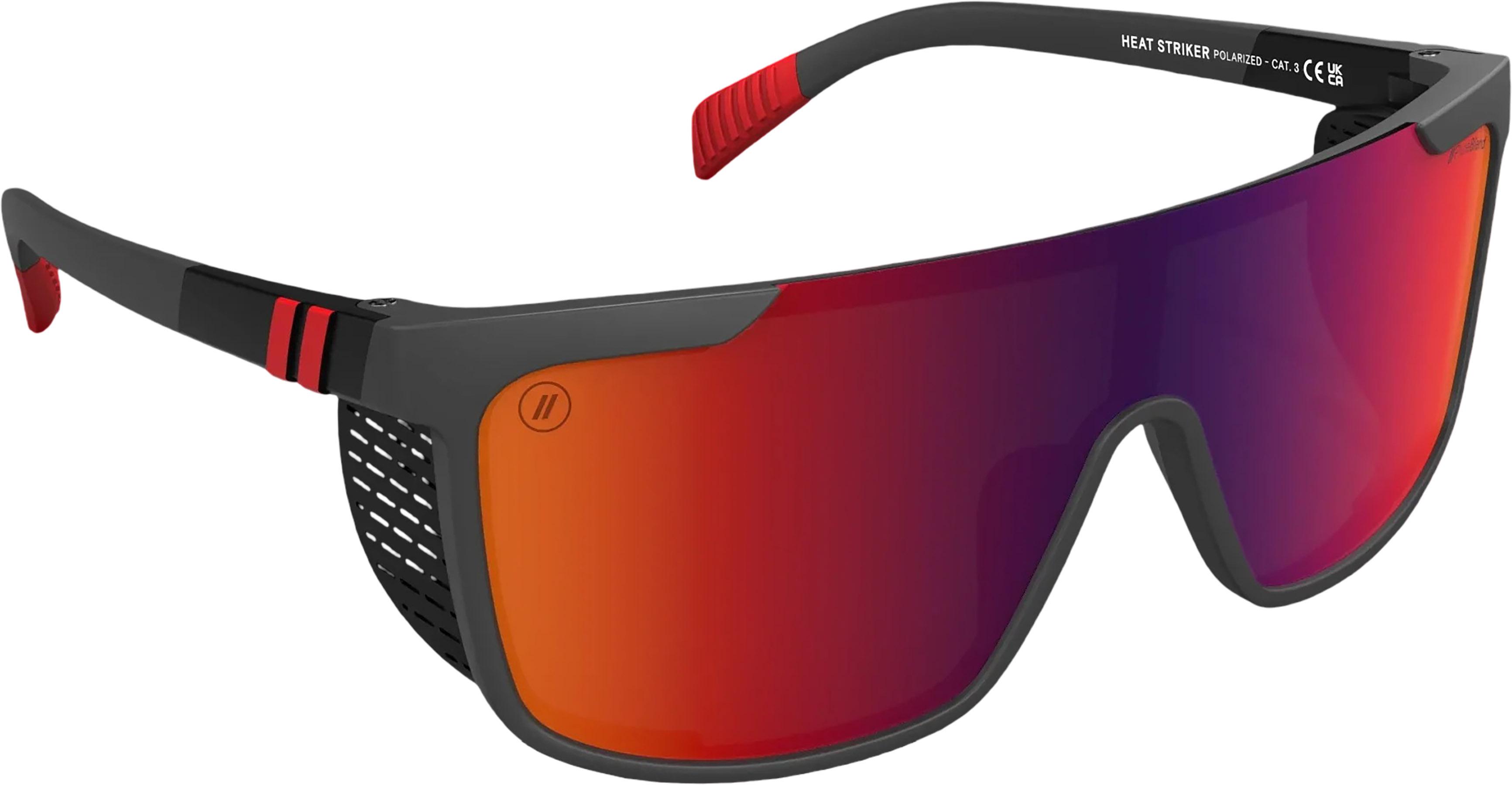 Product gallery image number 5 for product Lunettes de soleil Active Scifi Heat Striker - Gloss Grey - Verres polarisées Crimson - Unisexe