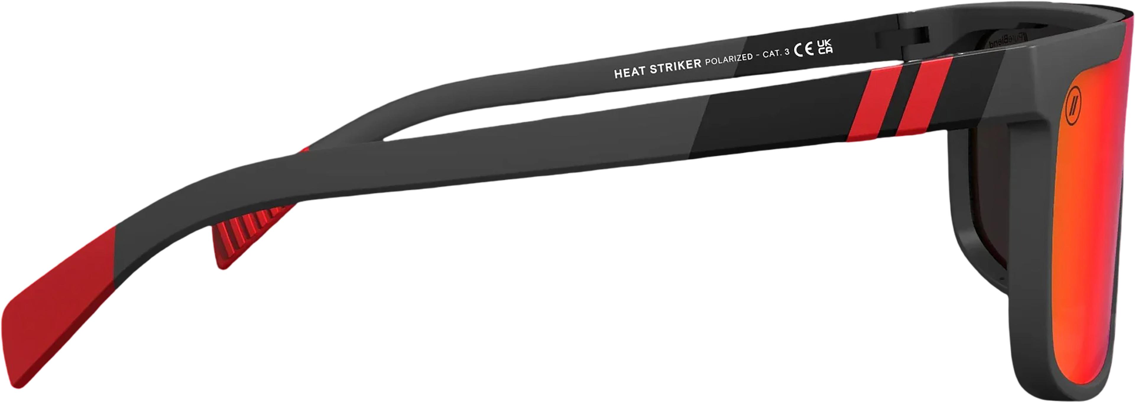 Product gallery image number 6 for product Lunettes de soleil Active Scifi Heat Striker - Gloss Grey - Verres polarisées Crimson - Unisexe
