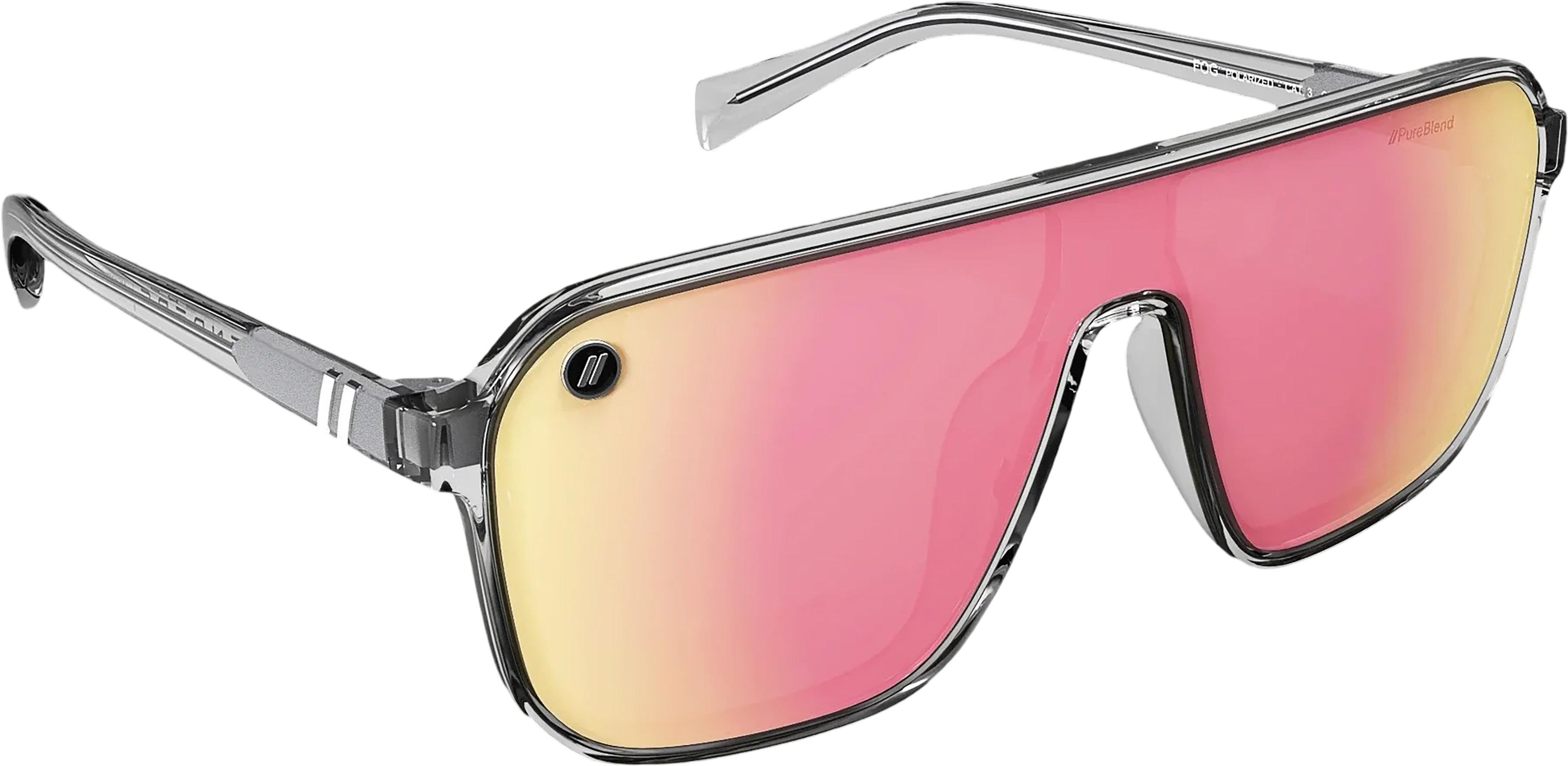 Product gallery image number 5 for product Lunettes de soleil Meister X2 Fog - Gloss Crystal Grey - Verres polarisées Pink PC - Unisexe