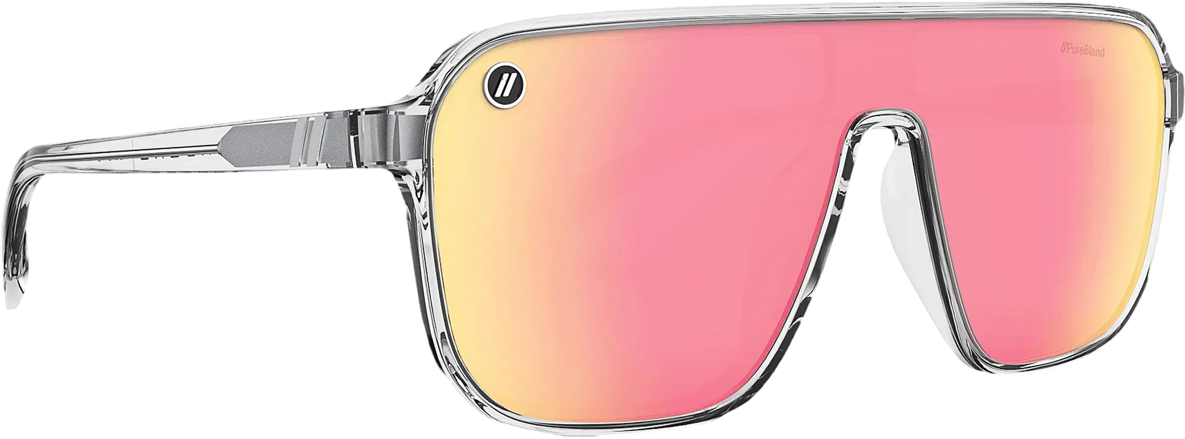 Product image for Lunettes de soleil Meister X2 Fog - Gloss Crystal Grey - Verres polarisées Pink PC - Unisexe