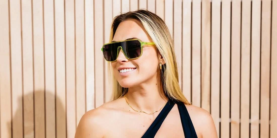 Product gallery image number 2 for product Meister X2 Spark Lime Sunglasses - Unisex