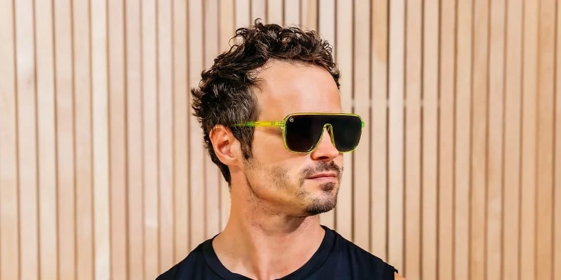 Product gallery image number 3 for product Meister X2 Spark Lime Sunglasses - Unisex
