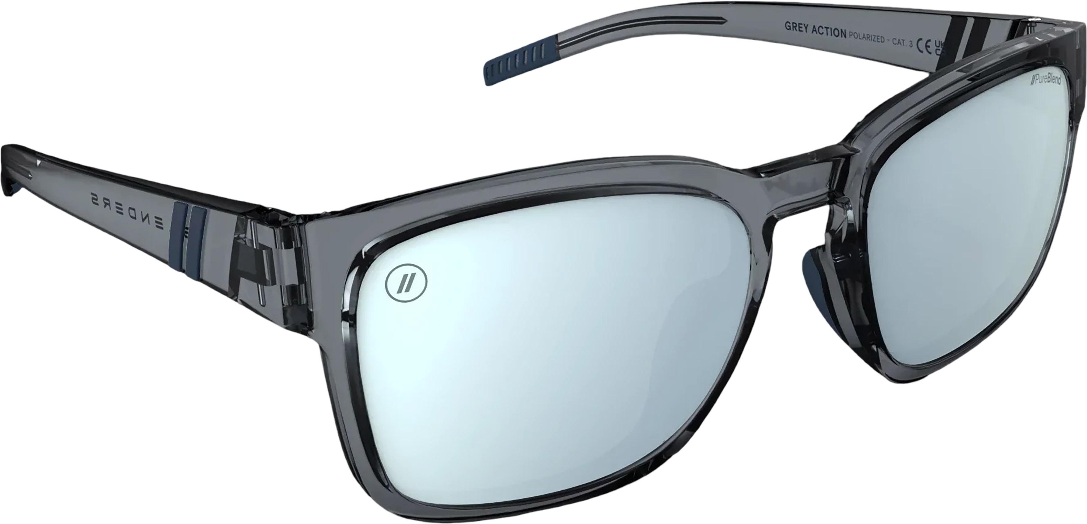 Product gallery image number 5 for product Lunettes de soleil Motion Grey Action - Gloss Crystal Grey - Verres polarisées Silver - Unisexe