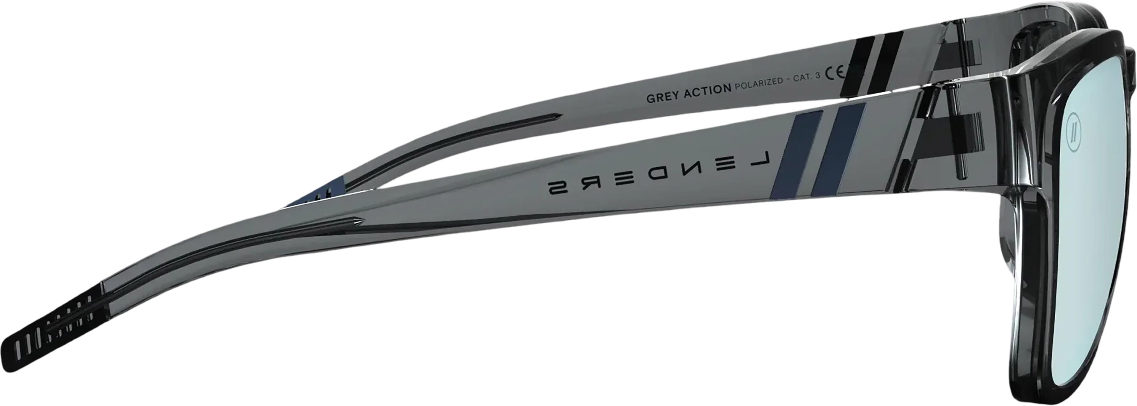 Product gallery image number 8 for product Lunettes de soleil Motion Grey Action - Gloss Crystal Grey - Verres polarisées Silver - Unisexe