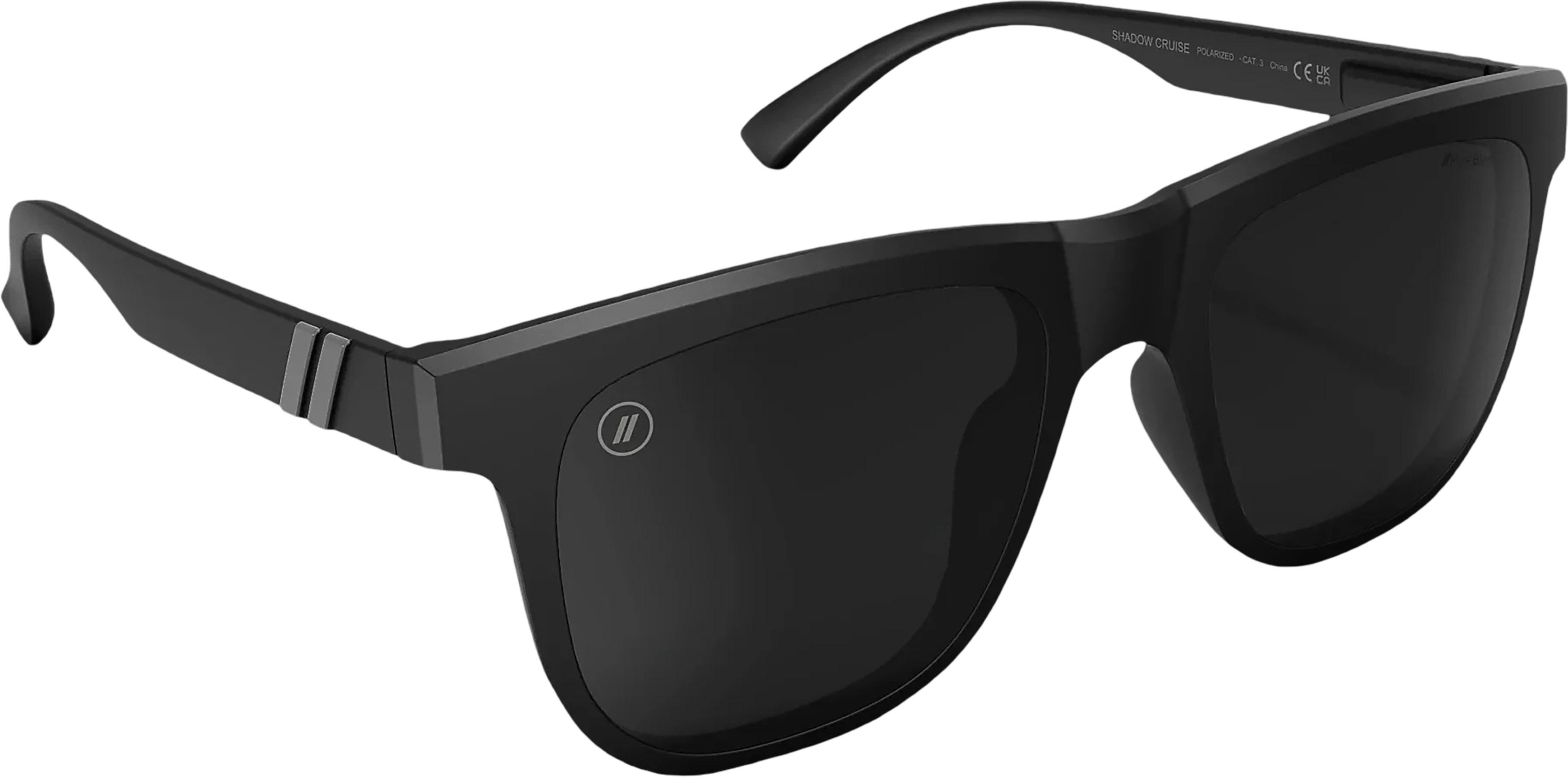 Product gallery image number 2 for product Lunettes de soleil Sender - Gloss Black - Verres PureBlend Smoke Black - Unisexe
