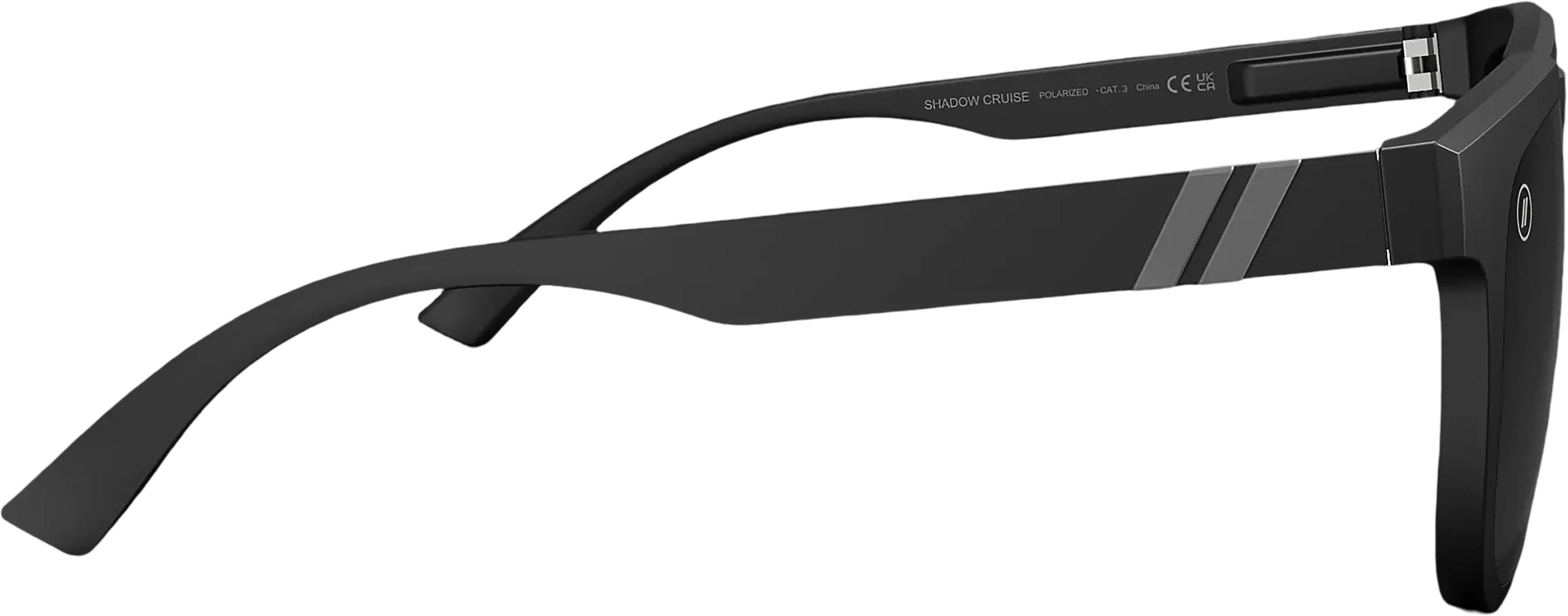 Product gallery image number 5 for product Lunettes de soleil Sender - Gloss Black - Verres PureBlend Smoke Black - Unisexe