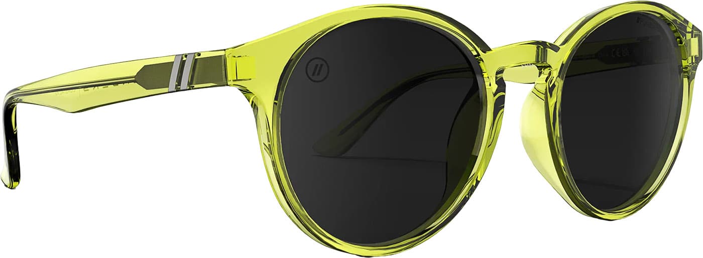 Product gallery image number 6 for product Coastal X2 Spark Lime Sunglasses - Gloss Lime - Smoke PC Polarized Lens - Unisex