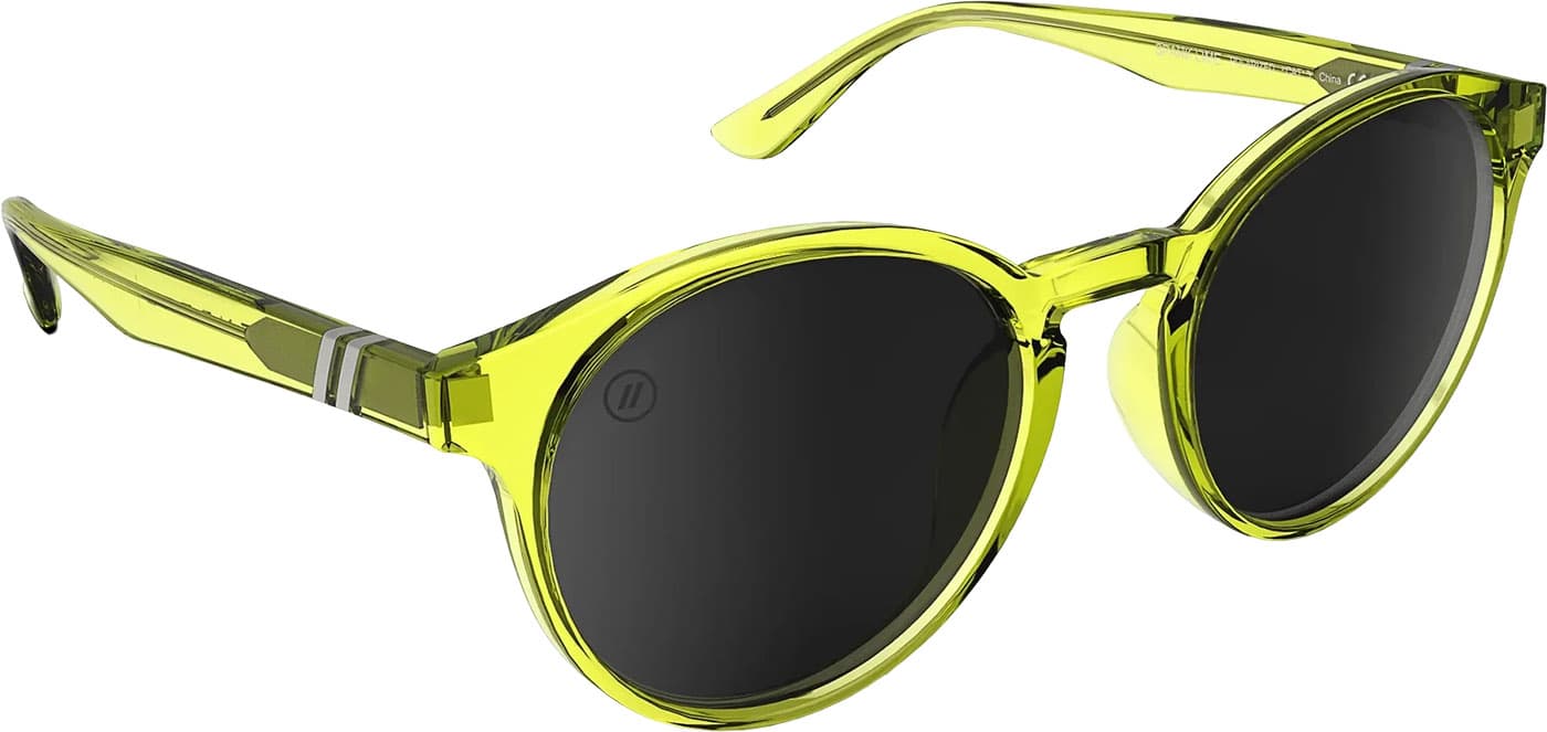Product gallery image number 8 for product Coastal X2 Spark Lime Sunglasses - Gloss Lime - Smoke PC Polarized Lens - Unisex