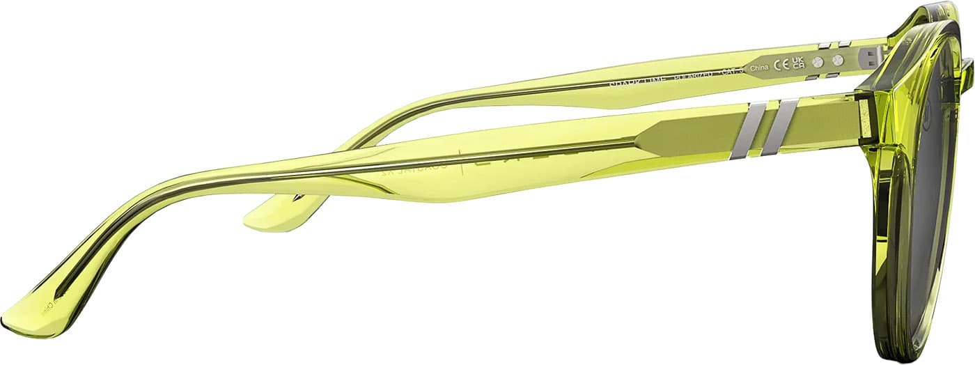Product gallery image number 2 for product Coastal X2 Spark Lime Sunglasses - Gloss Lime - Smoke PC Polarized Lens - Unisex