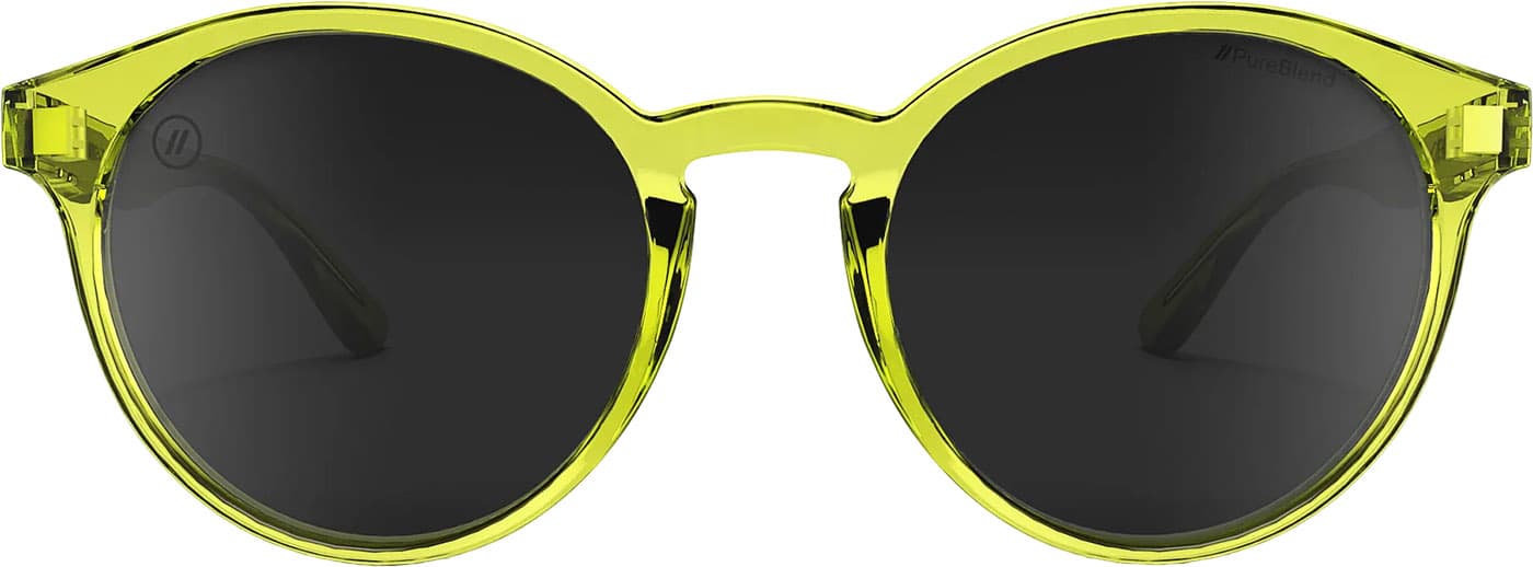 Product image for Coastal X2 Spark Lime Sunglasses - Gloss Lime - Smoke PC Polarized Lens - Unisex