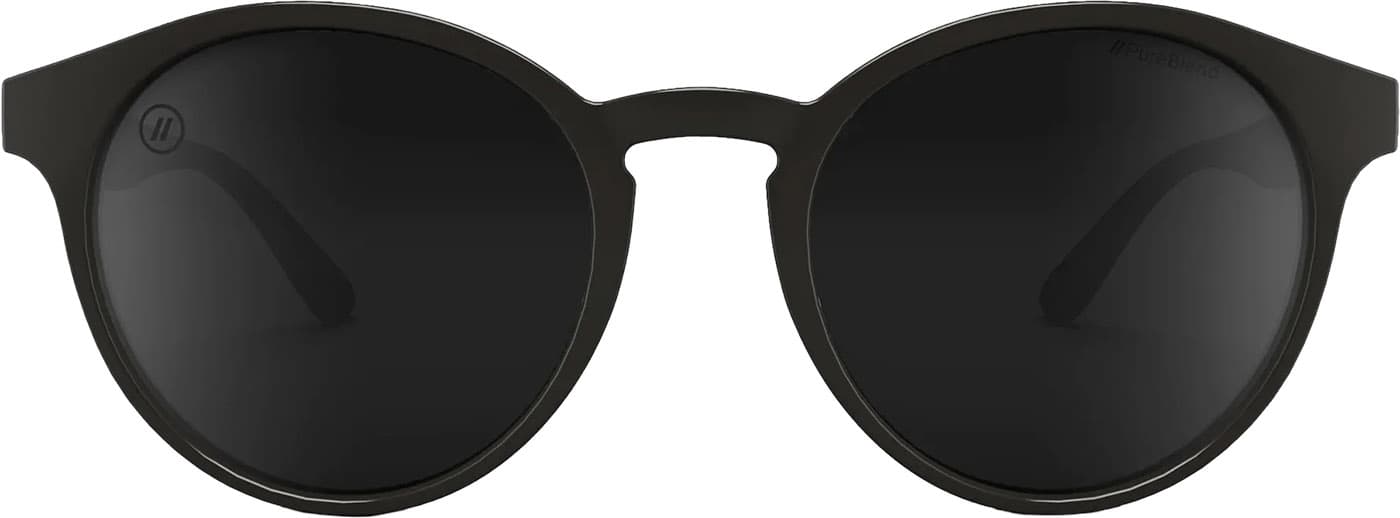 Product image for Coastal X2 Jet Black Sunglasses - Gloss Black - Smoke PC Polarized Lens - Unisex