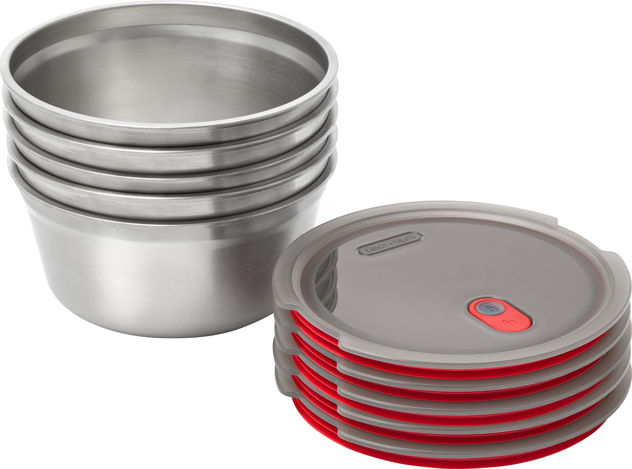 Product gallery image number 10 for product Bol pour aliments en acier inoxydable Meal Prep - Grand format