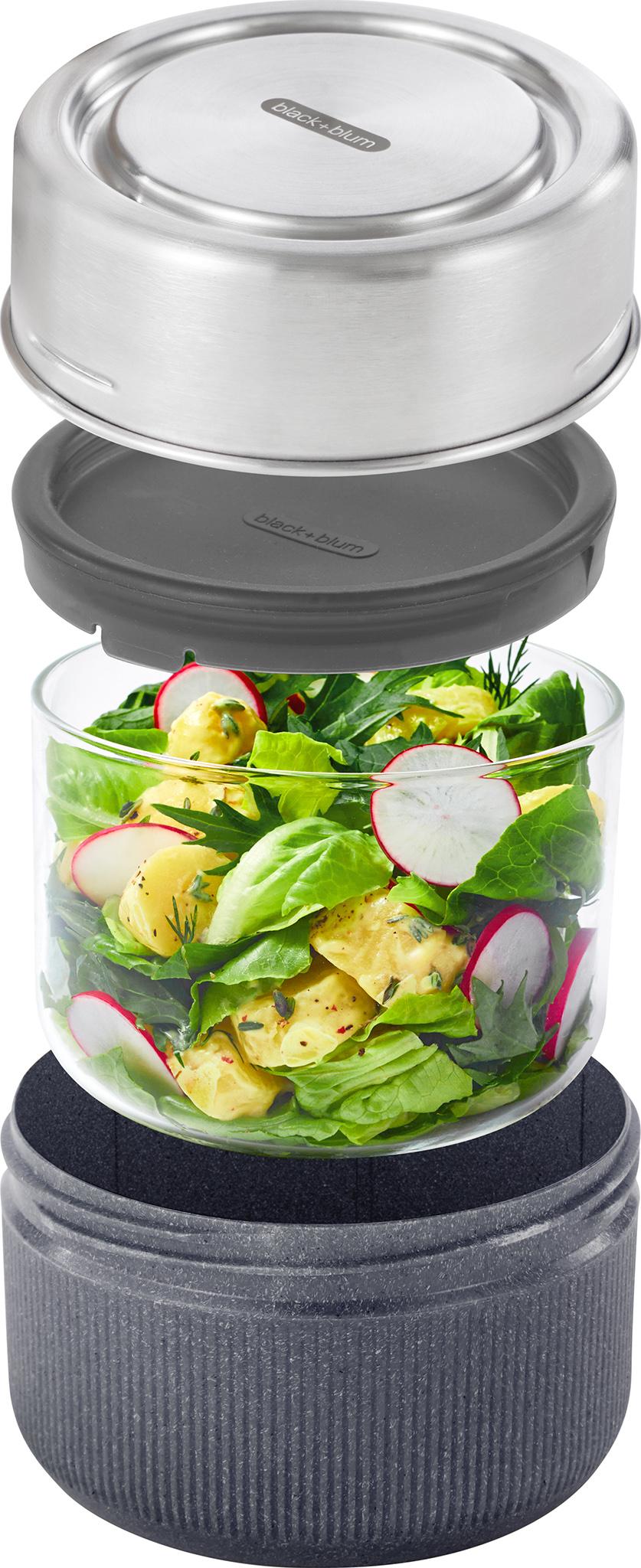 Product gallery image number 2 for product Glass Lunch Pot 600ml