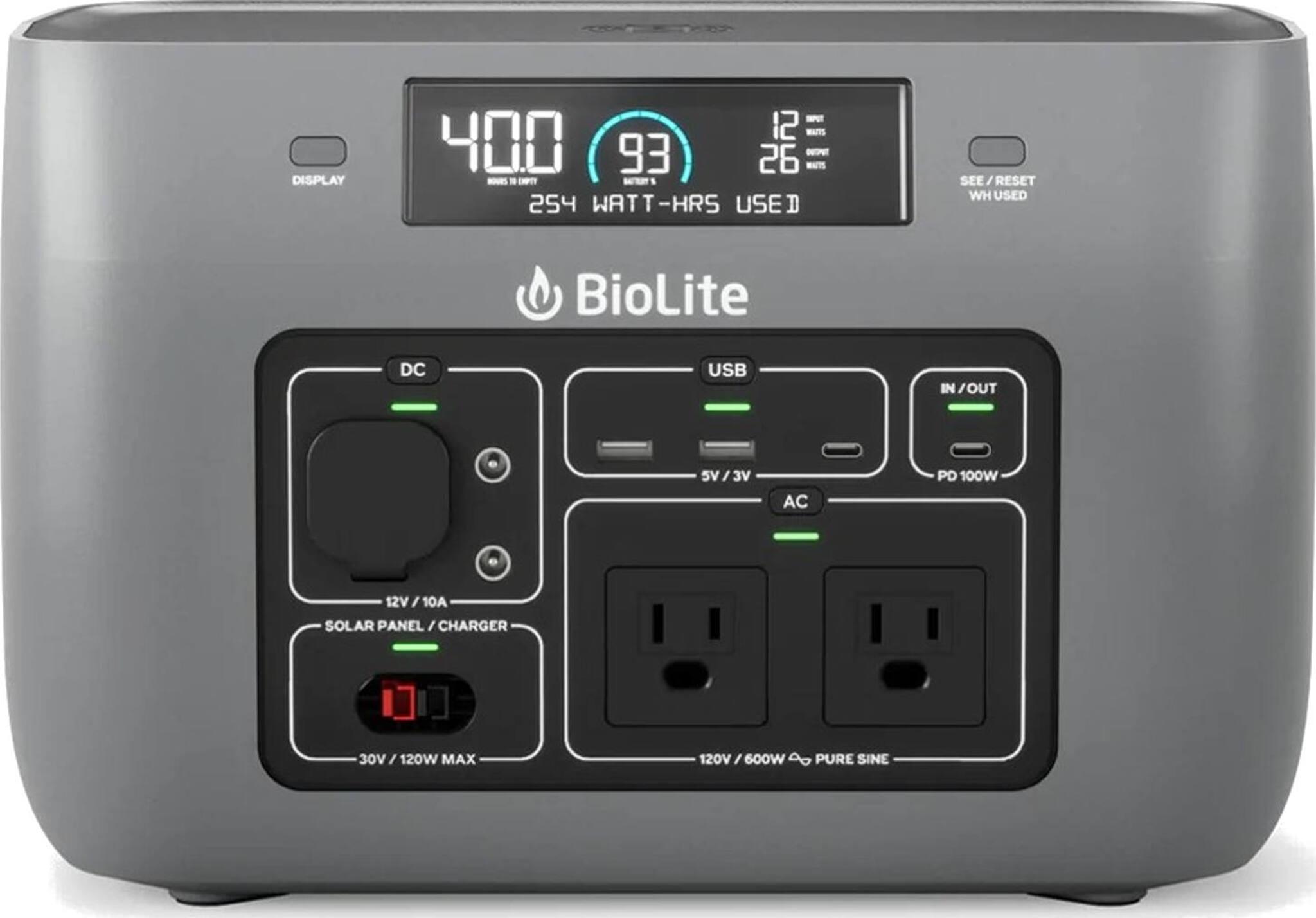 Product gallery image number 3 for product BaseCharge 600 Portable Power Station