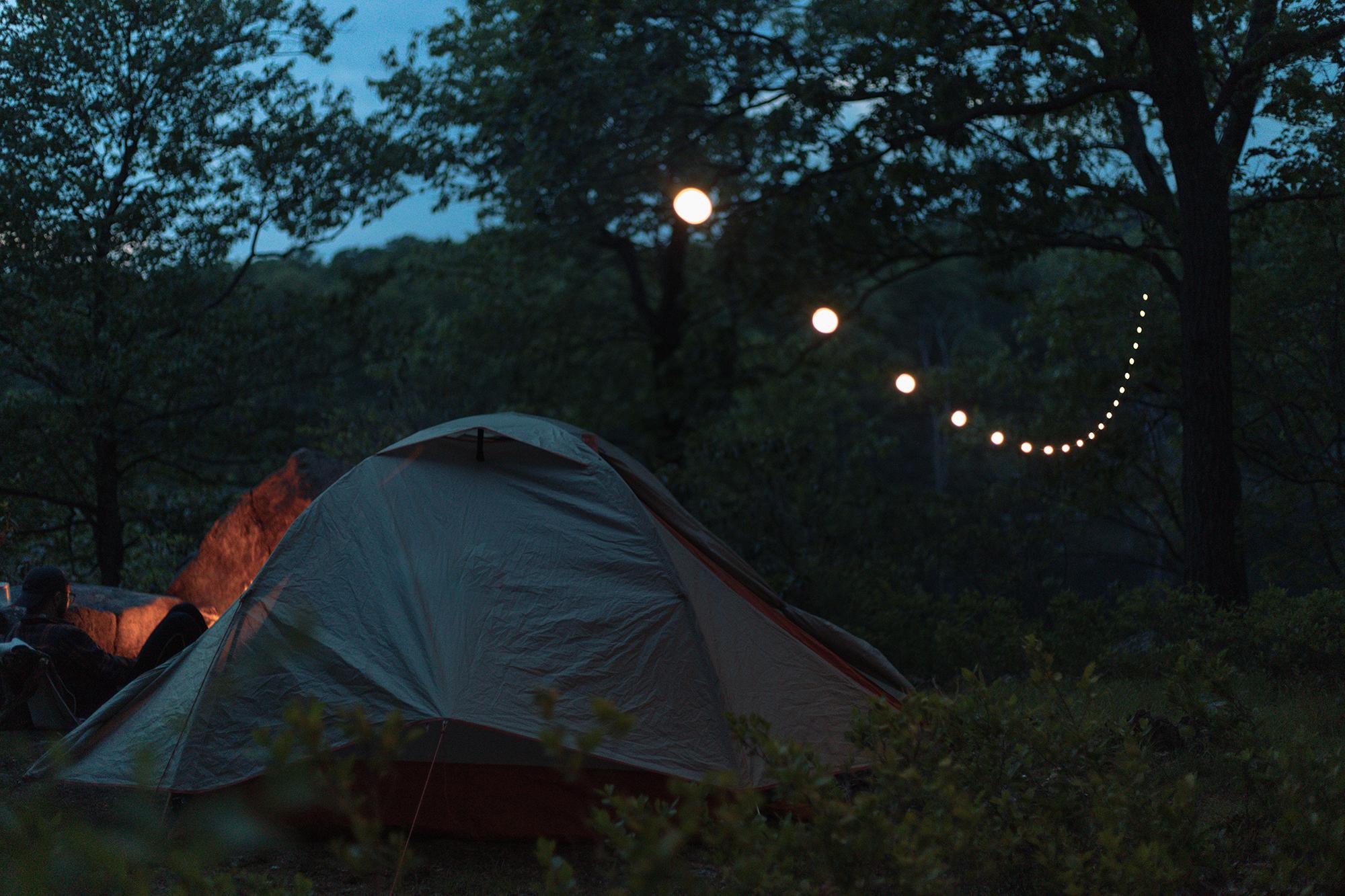 Product gallery image number 2 for product Solar String Lights - Warm White 44’