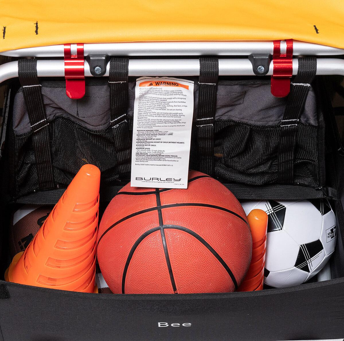 Product gallery image number 4 for product Bee Child Trailer - Double