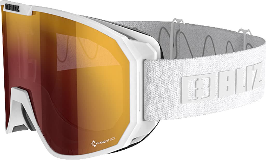 Product gallery image number 2 for product Split Nano Matt White Ski Googles - Unisex