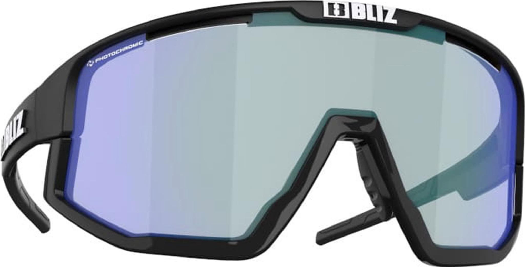 Product gallery image number 3 for product Fusion Nano Optics Photochromic Sunglasses - Matt Black - Brown With Blue Multi Lens - Unisex