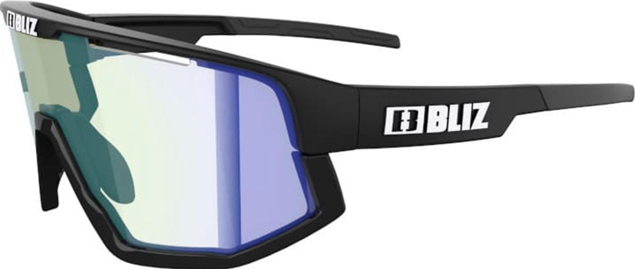 Product gallery image number 4 for product Fusion Nano Optics Photochromic Sunglasses - Matt Black - Brown With Blue Multi Lens - Unisex