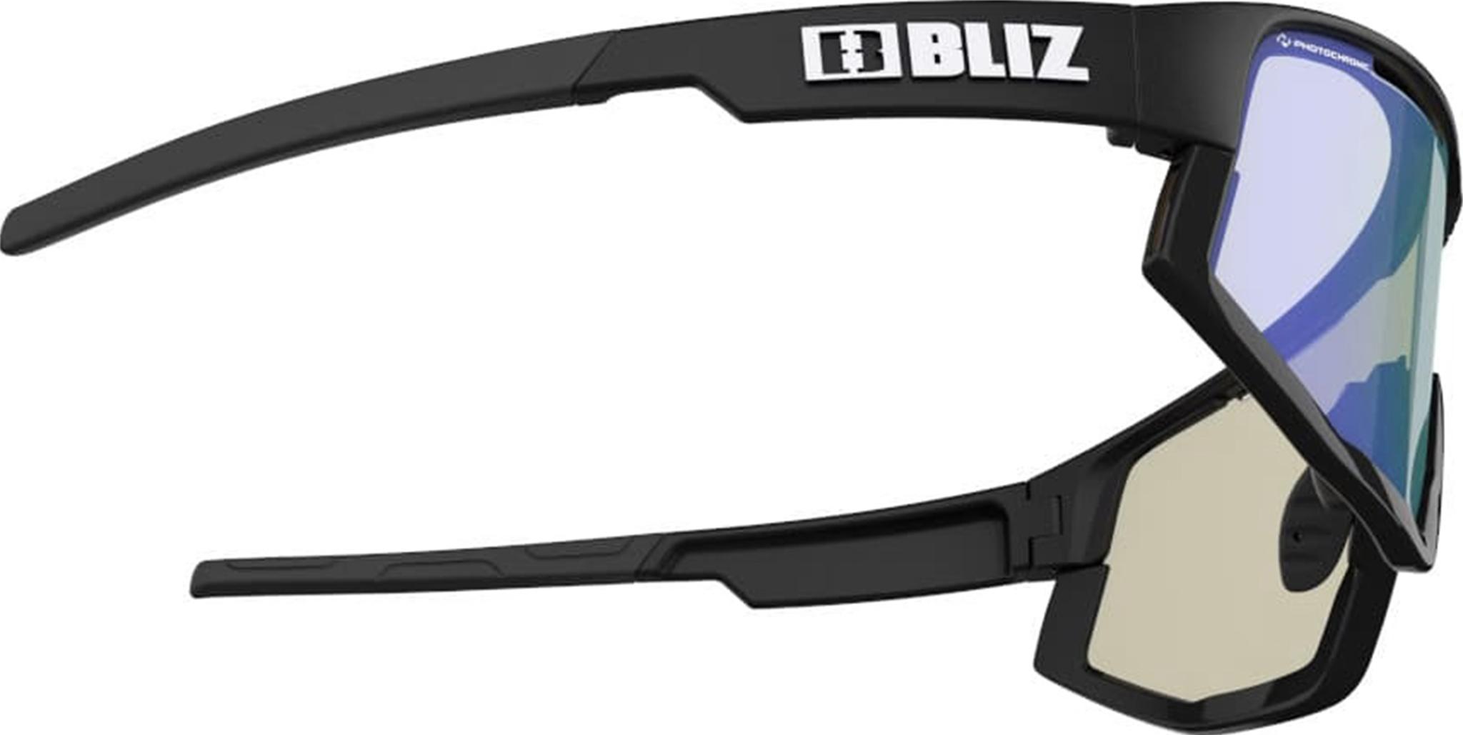 Product gallery image number 9 for product Fusion Nano Optics Photochromic Sunglasses - Matt Black - Brown With Blue Multi Lens - Unisex