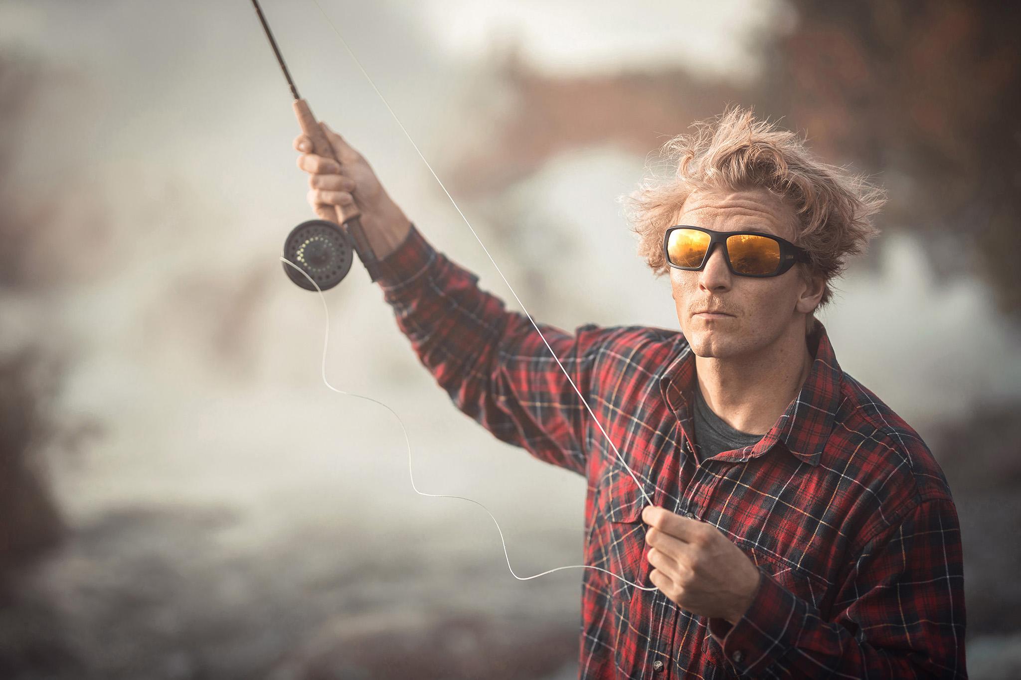 Product gallery image number 6 for product Peak Brown Polarized With Gold Mirror Lens Sunglasses - Unisex